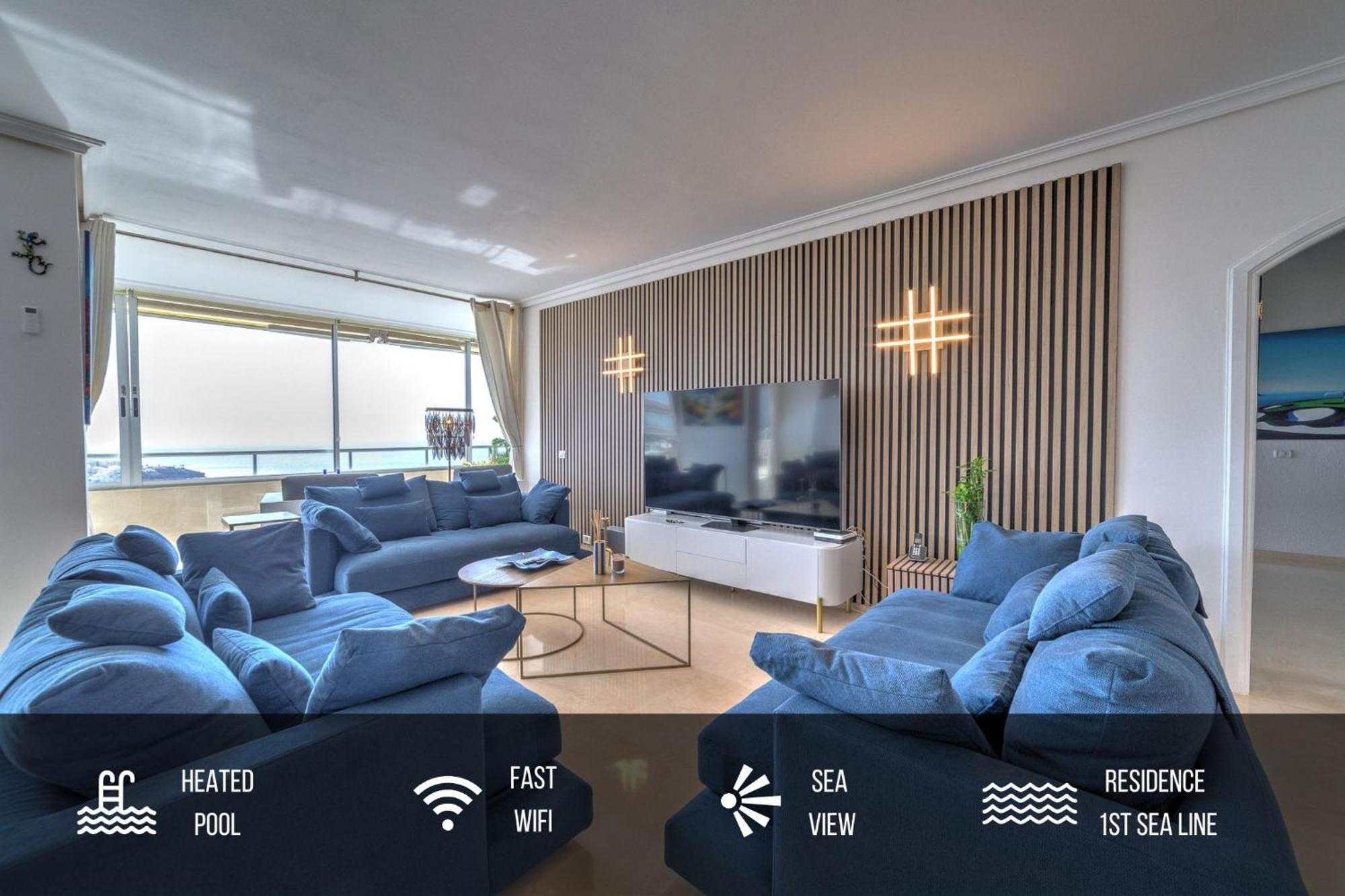 Apartment Casa Exotica,1st Sea Line, Marazul Del Sur, Heated Pool *
